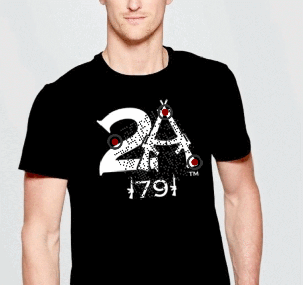 Large Second Amendment 1791 w/Rifles - Black Shirt