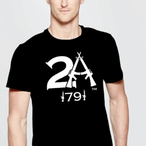 Large Second Amendment 1791 w/Rifles - Black Shirt