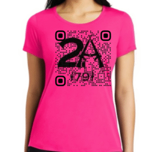 Large Second Amendment 1791 w/ Rifles - Pink Shirt