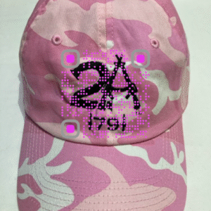 Pink Camouflage Hat w/ 2A 1791 Rifles