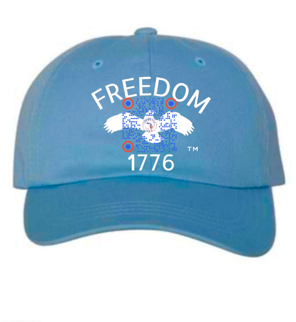 Freedom 1776 Steel-blue Baseball Hat