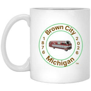 Brown City, Michigan 150yrs. Commemorative Coffee Mug