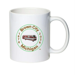Brown City, Michigan - 150th Anniversary Heritage Coffee Mug