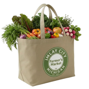Imlay City, Michigan - Farmer's Market Signature Tote